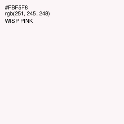 #FBF5F8 - Wisp Pink Color Image